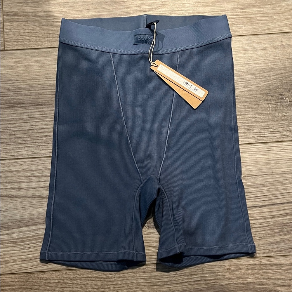 Skims cotton ribbed boxer